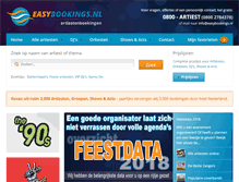 Tablet Screenshot of easybookings.nl